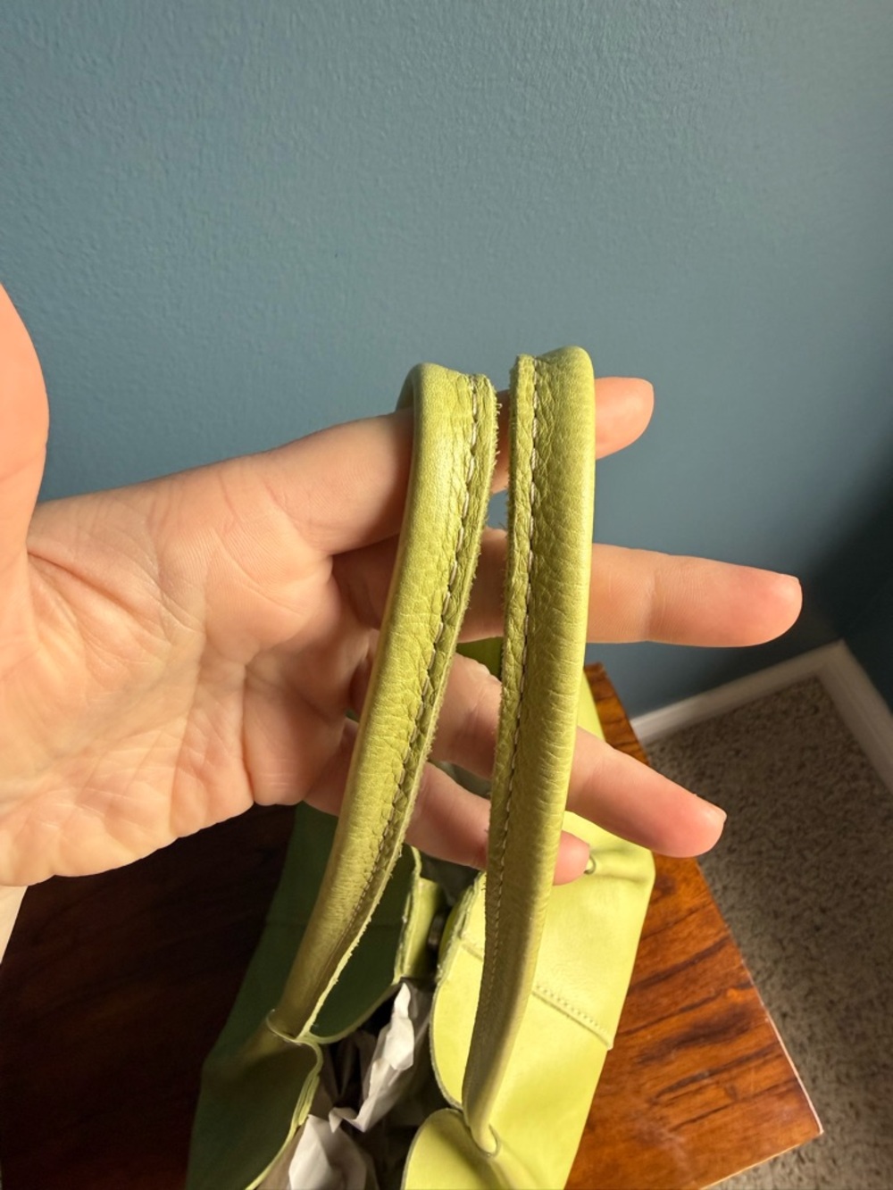 Portland Leather Goods Large Devan - Sugar Snap - Picture 7 of 7